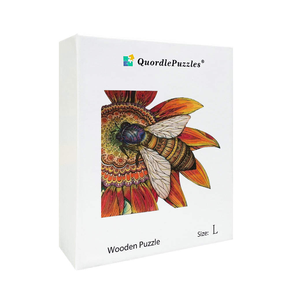 🔥Letzter Tag –Bienen Holzpuzzle