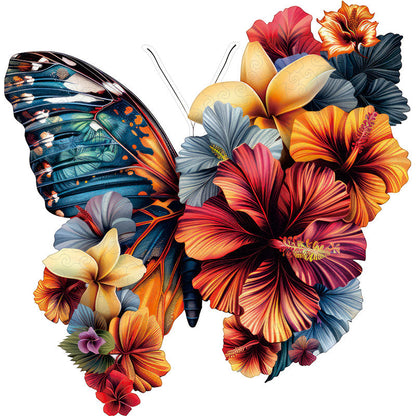 Schmetterling mit Blumen