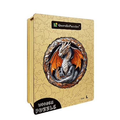3D Drache Holzpuzzle