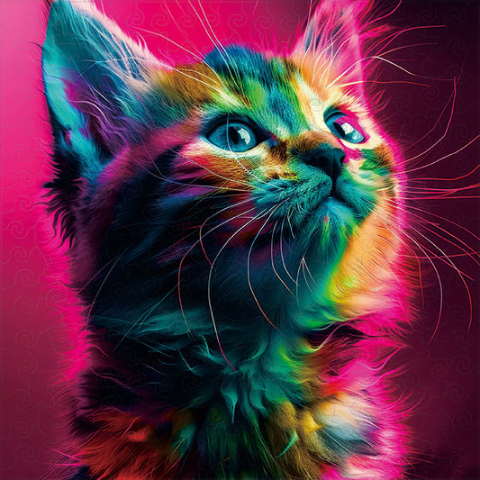 Mehrfarbige Katze