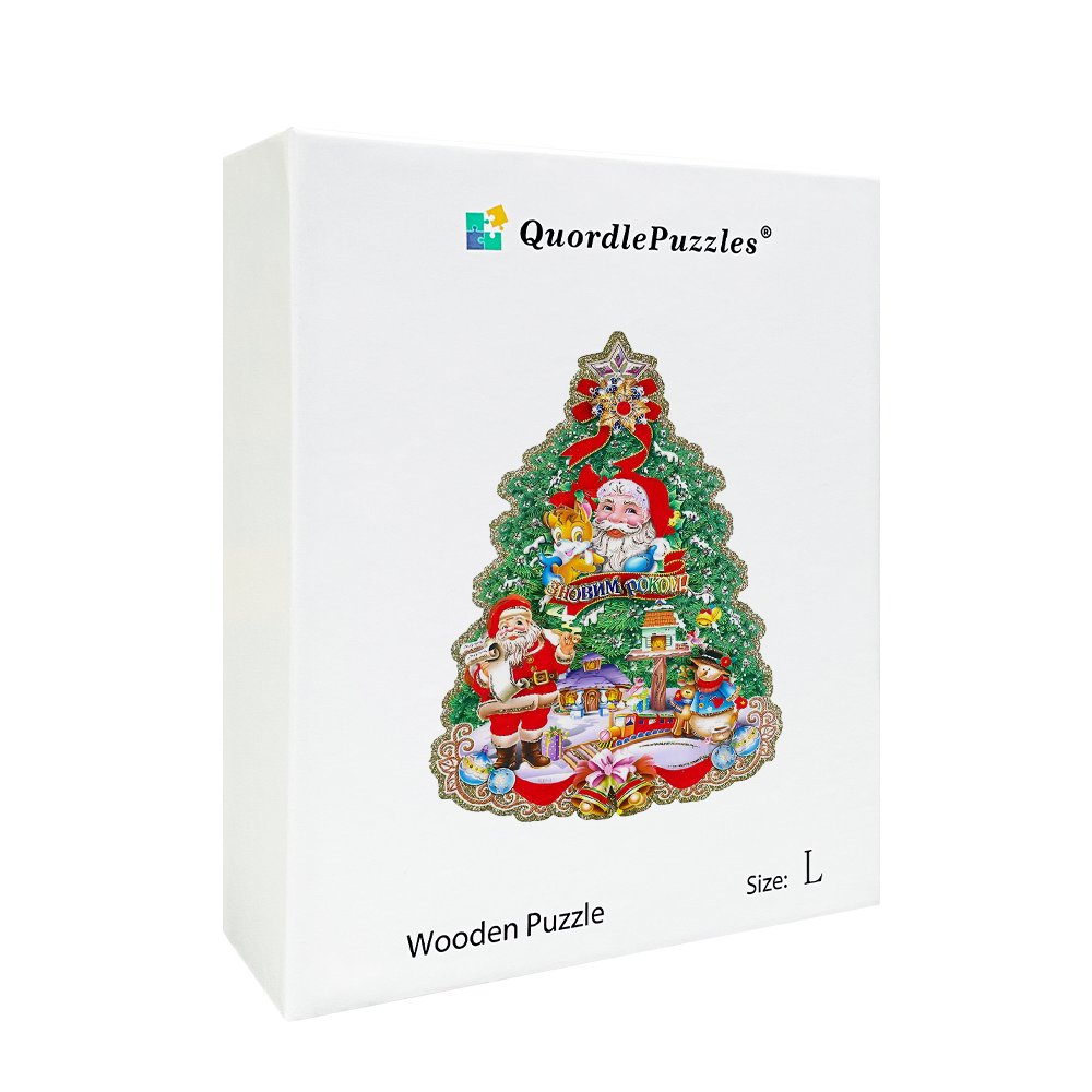 Weihnachtswunsch-Puzzle
