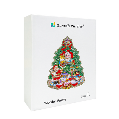 Weihnachtswunsch-Puzzle
