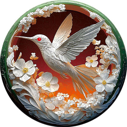 3D Kolibri Holzpuzzle