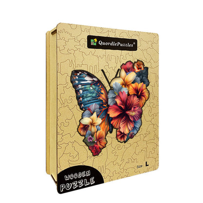 Schmetterling mit Blumen