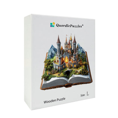 🔥Letzter Tag –3D verzaubertes schloss holzpuzzle