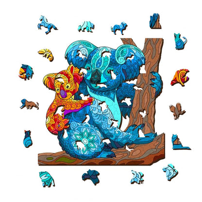 Koala-Mutter-Kind-Puzzle