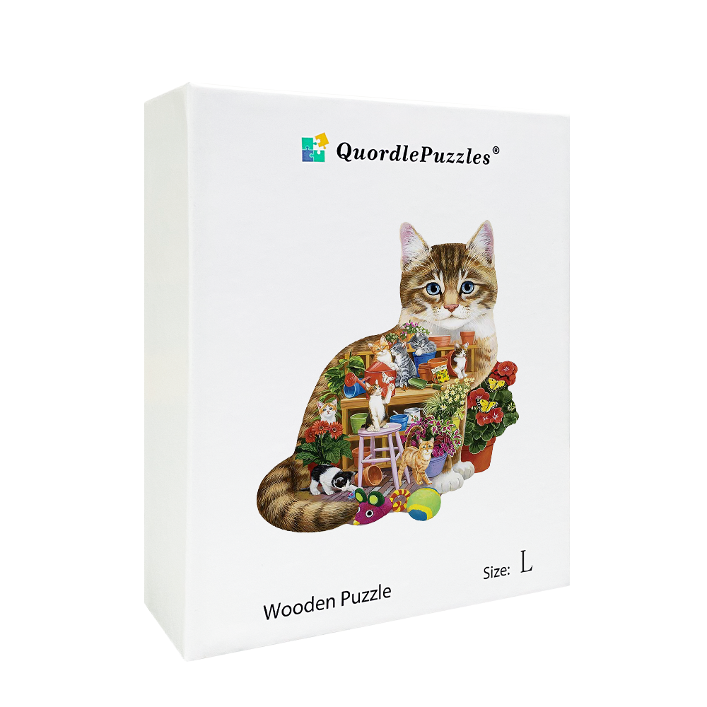 Katzenarbeit-Puzzle