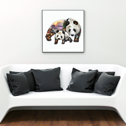 Panda Home-Puzzle