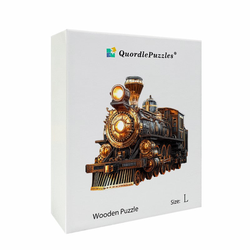 3D Dampflokomotive Holzpuzzle