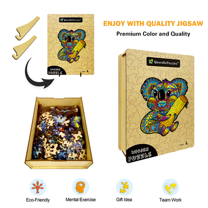 Buntes Koala-Puzzle