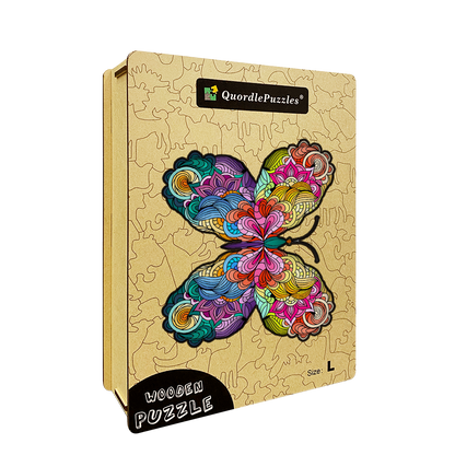 Buntes Schmetterlings-Edition-Puzzle