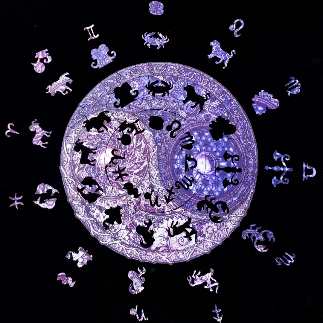 Mandala-Blumen-Puzzle