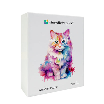 Zartes Katzen-Aquarell