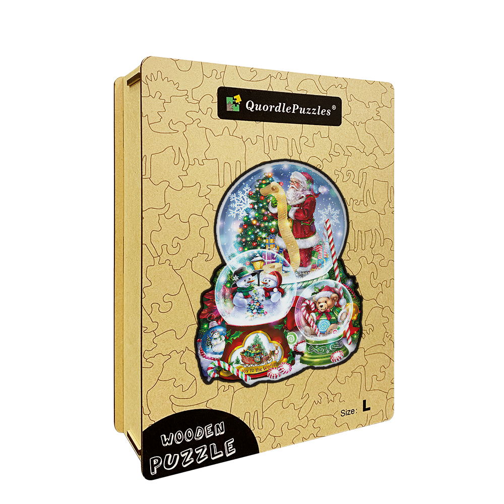 Weihnachtsgeschenk-Puzzle