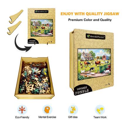 Boerenleven  holzpuzzle