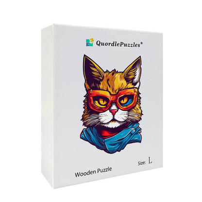Katze mit Sonnenbrille