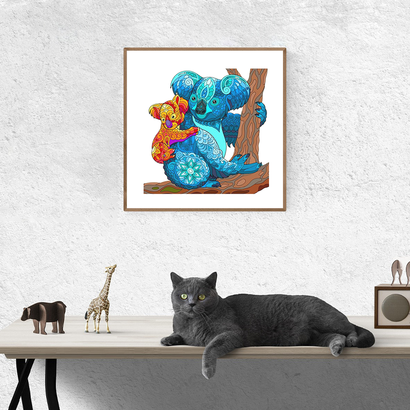 Koala-Mutter-Kind-Puzzle