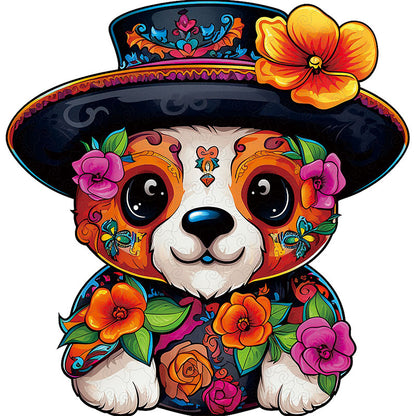 Aquarell-Clipart mit Tiermotiven zum Tag der Toten