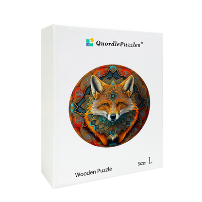 Ethnisches Holzpuzzle Fuchs