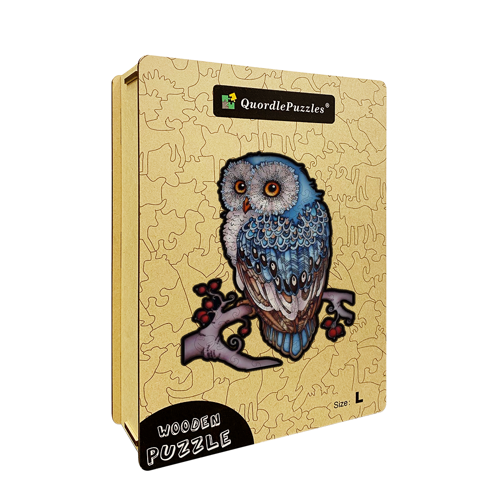 Blauschwanz-Eule-Puzzle