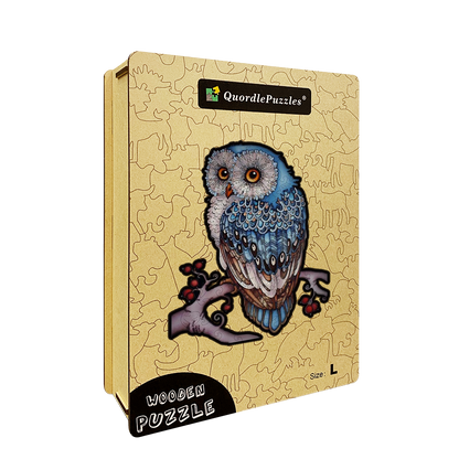 Blauschwanz-Eule-Puzzle
