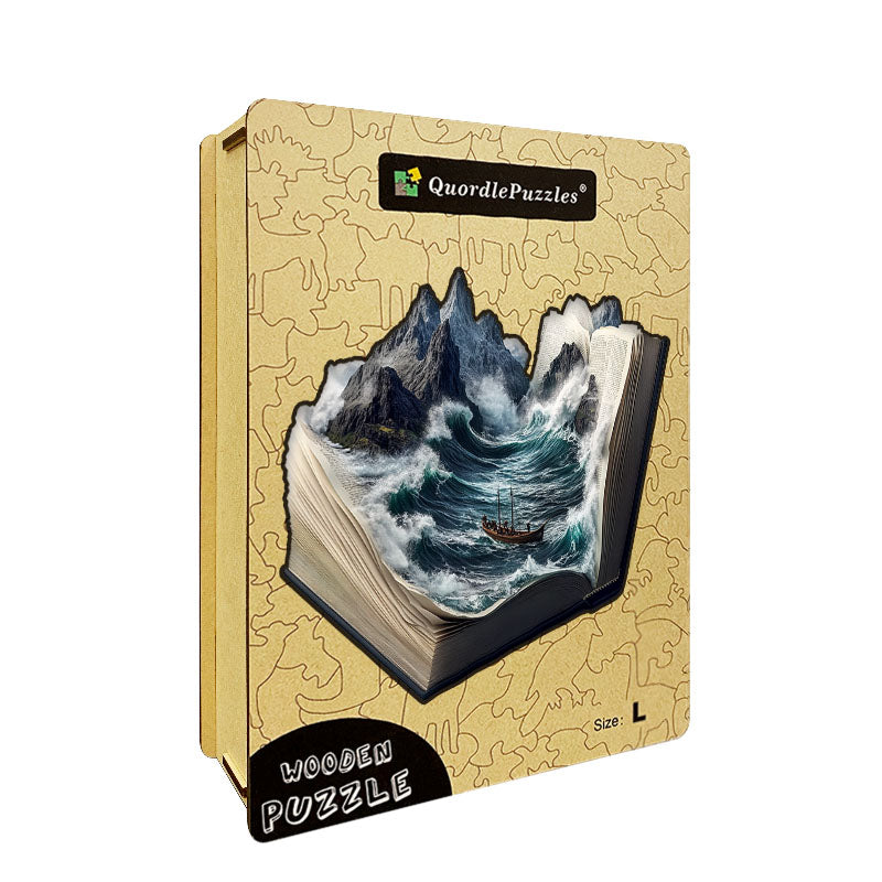 3D ozeansturm holzpuzzle
