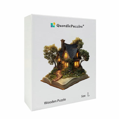 3D Gemütliches Cottage Holzpuzzle
