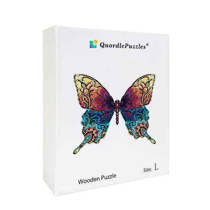Buntes Schmetterlings-Puzzle