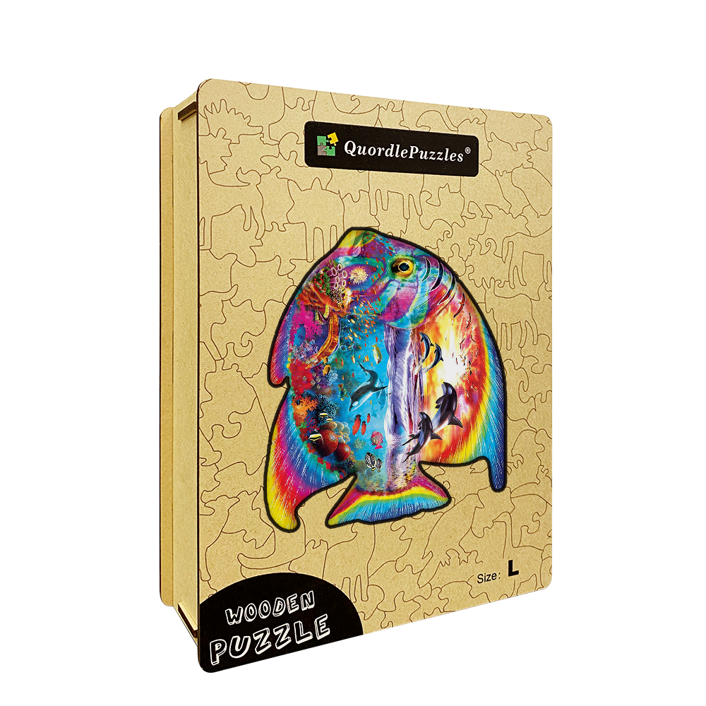 Regenbogenfisch-Puzzle