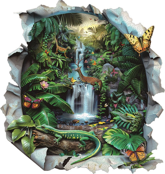Wunder des Tropischen Regenwalds Holz-Puzzle