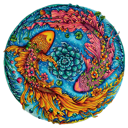 Doppelfisch-Puzzle
