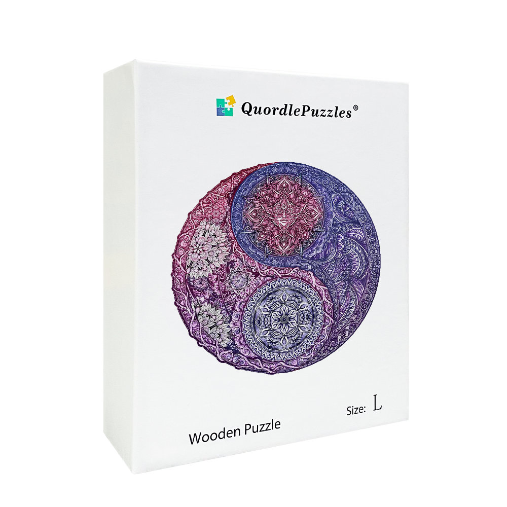 Mandala-Blumen-Puzzle