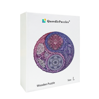 Mandala-Blumen-Puzzle