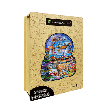 Weihnachtselch-Puzzle