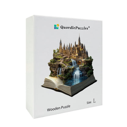 3D gotische burg holzpuzzle