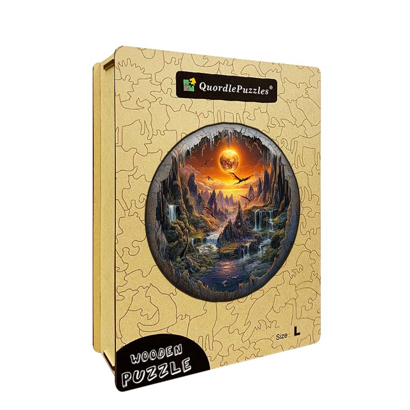 3D Drachenreich Holzpuzzle