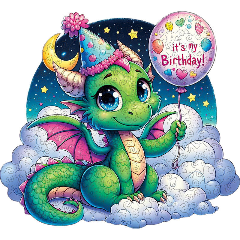 Pastellfarbener Babydrache