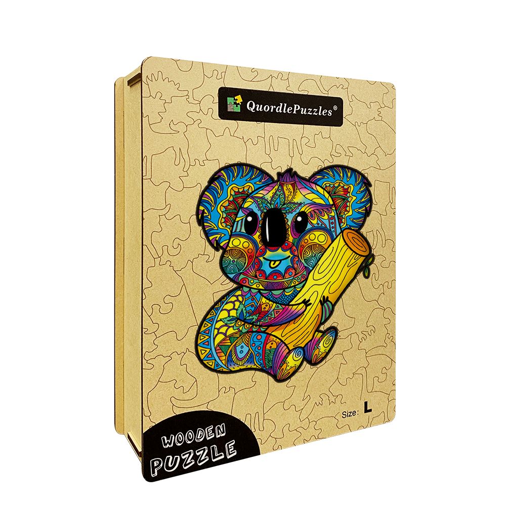 Buntes Koala-Puzzle