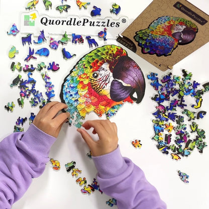 Papageien-Puzzle