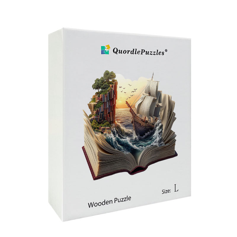3D antikes schiff abenteuer holzpuzzle