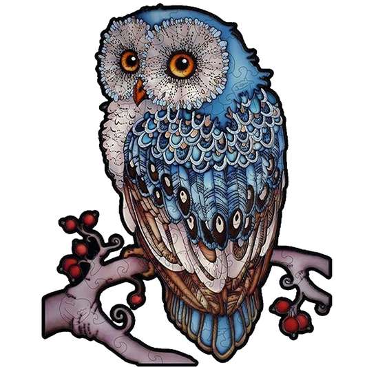 Blauschwanz-Eule-Puzzle