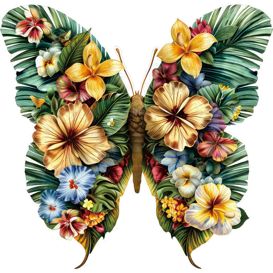 Bunter Blumenschmetterling