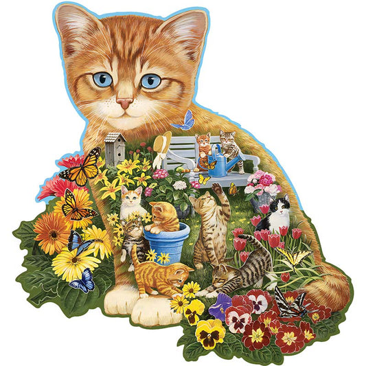 Gartenkatzen-Puzzle