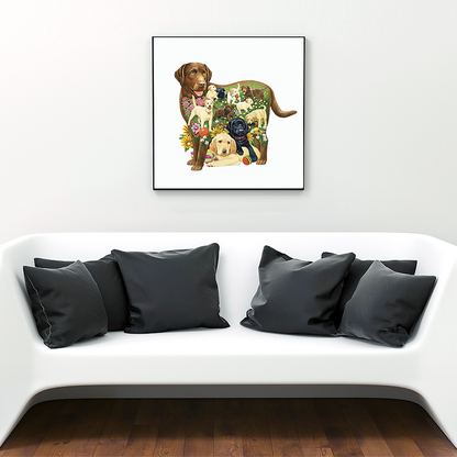 Rasenhund-Puzzle