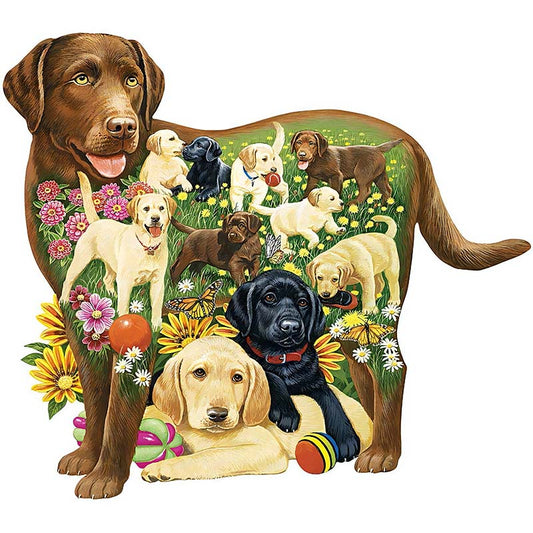 Rasenhund-Puzzle