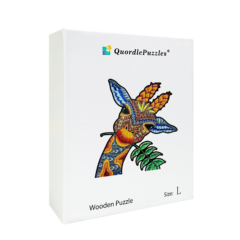 Neugieriges Giraffen-Puzzle