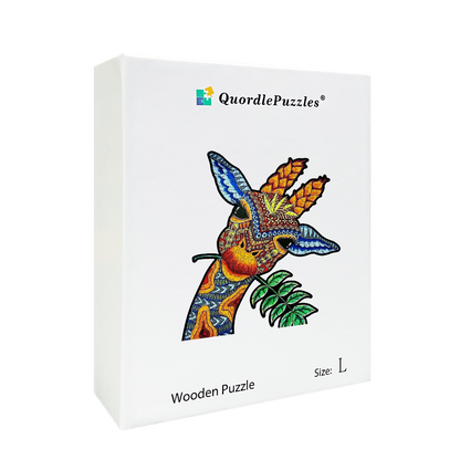 Neugieriges Giraffen-Puzzle