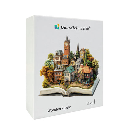 3D marktplatz holzpuzzle