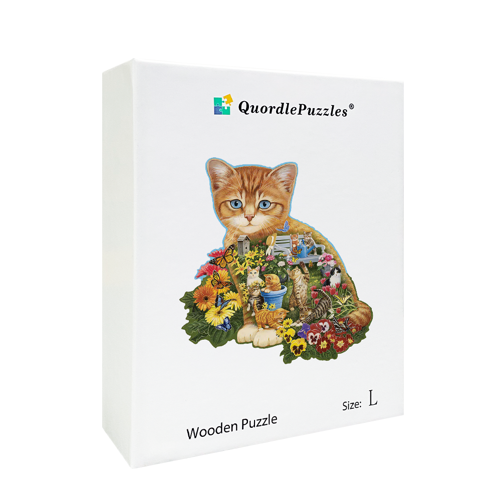 Gartenkatzen-Puzzle