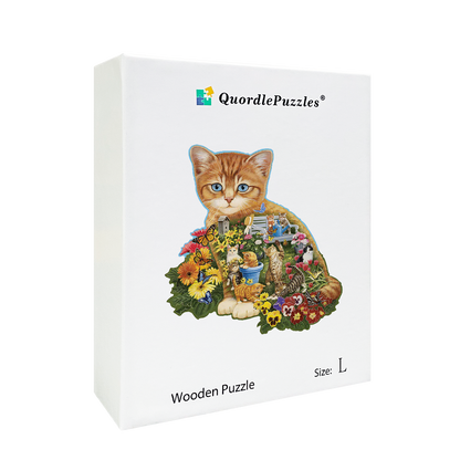 Gartenkatzen-Puzzle